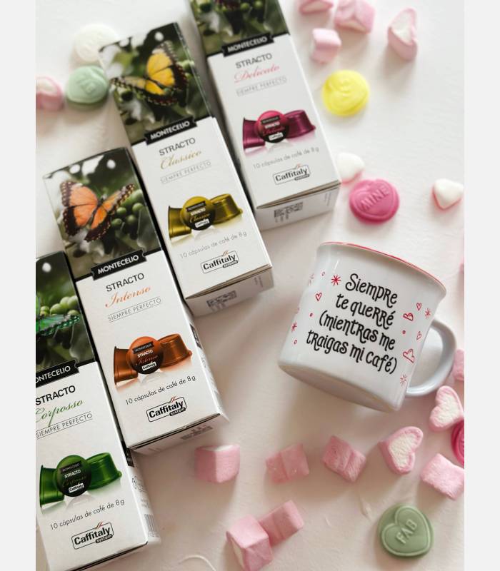 Pack Navidad: 160 cápsulas Stracto + 1 tazas navideña | Cafento Shop