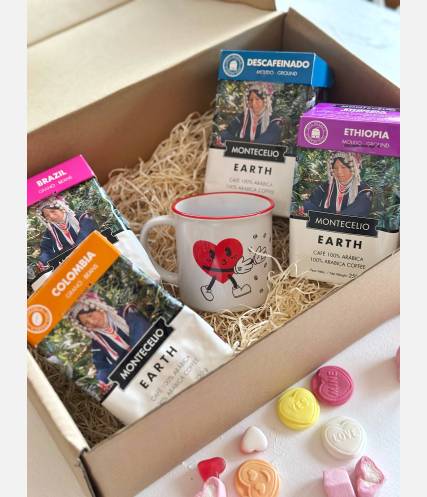 Pack 1 kilo de café Grano + Taza Coffee Lovers