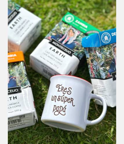 Pack 1 kilo de café Grano + Super papá