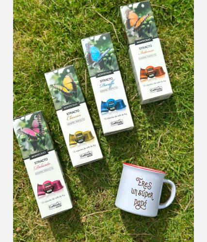 Pack Navidad: 160 cápsulas Stracto + 1 super papá | Cafento Shop