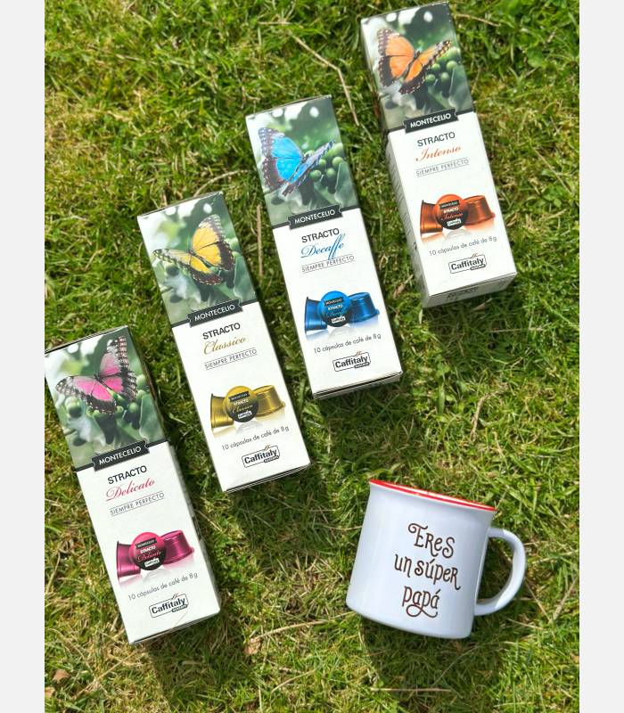 Pack Navidad: 160 cápsulas Stracto + 1 super papá | Cafento Shop
