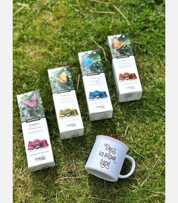 Pack Navidad: 160 cápsulas Stracto + 1 super papá | Cafento Shop