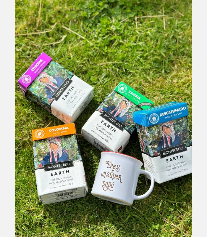 Pack 1 kilo de café Molido + Super papá