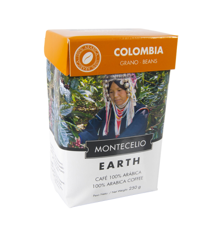 Café Montecelio Earth de Colombia en grano - 250g