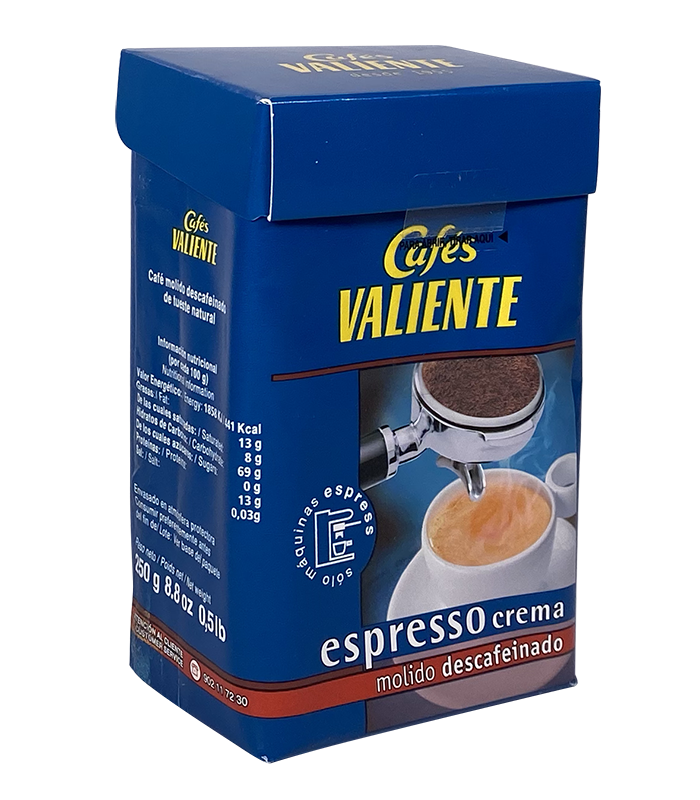 Café molido Valiente espresso descafeinado - 250g - Cafento shop