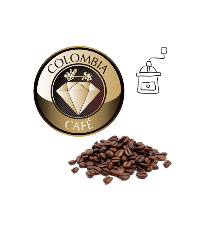 Café Caballo blanco de Colombia en grano - 1kg | Cafento Shop