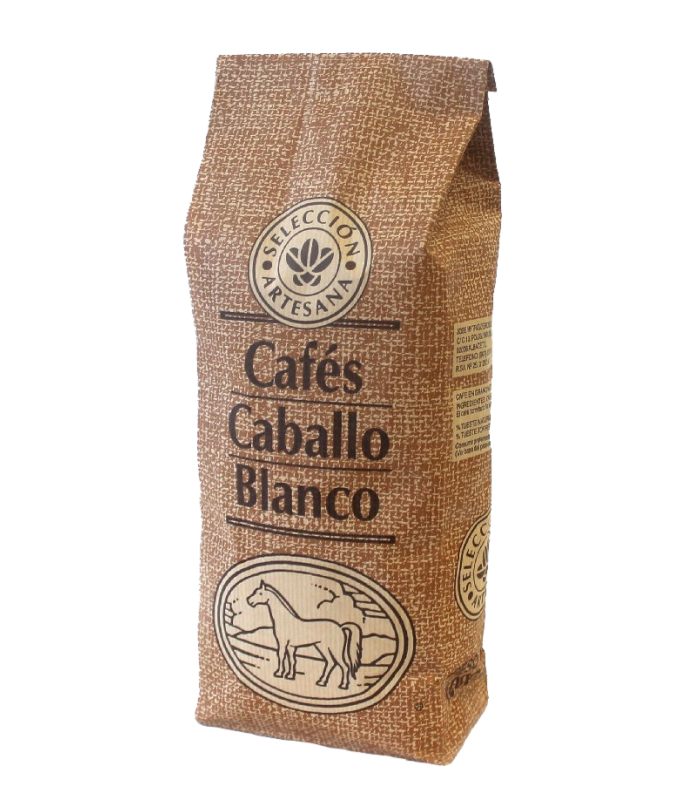 Café Caballo blanco de Colombia en grano - 1kg | Cafento Shop