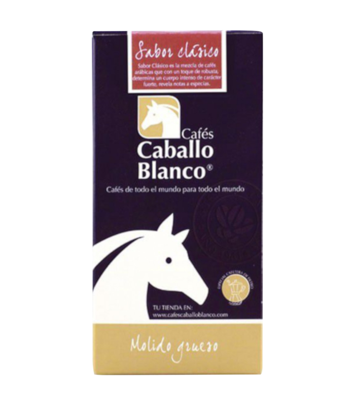 Café Caballo Blanco grueso sabor clásico molido - 250g | Cafento Shop