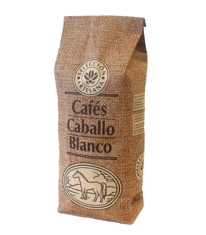 Café Caracolillo en grano - 1 kg - Caballo blanco