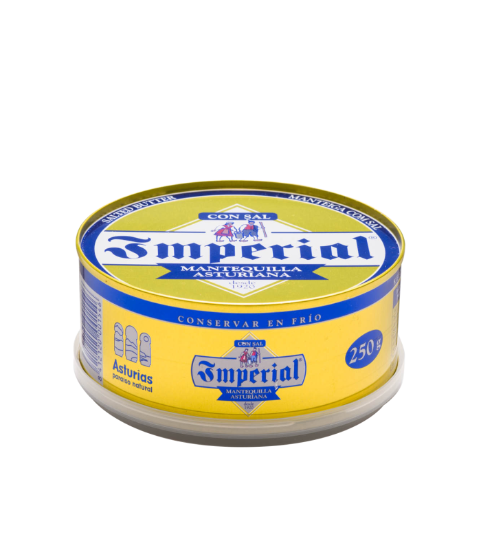 Mantequilla tradicional con sal Imperial - 250g | Cafento Shop