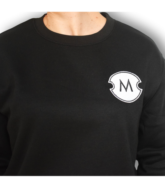 Sudadera negra Brewed Under Pressure | Merchandising Montecelio Café