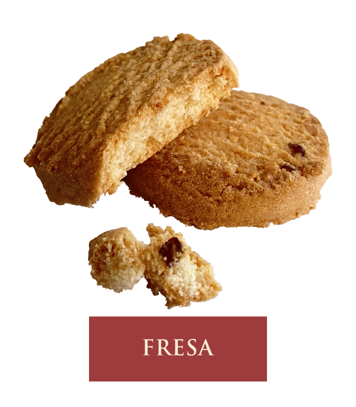 Galletas artesanas de fresa. Caja 500gr. | Cafento Shop