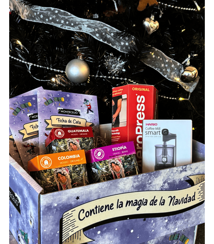 Pack Café Especialidad: 3 Orígenes + Molino + AeroPress + Cata