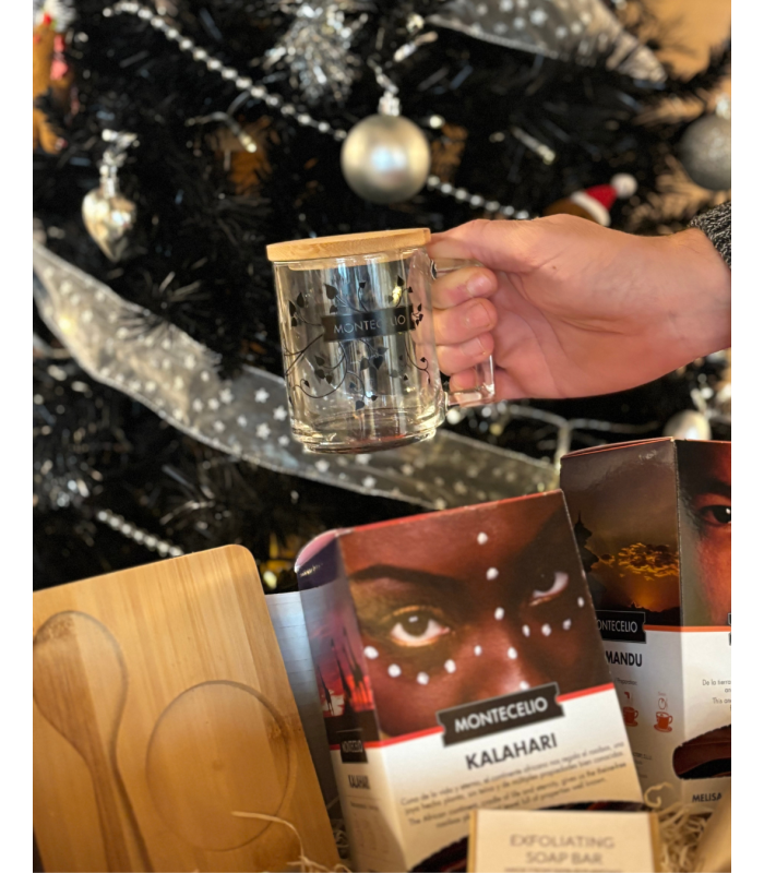 Caja de Navidad Relax | Tés Montecelio, Vela y Jabón de Café