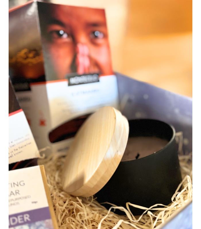 Caja de Navidad Relax | Tés Montecelio, Vela y Jabón de Café