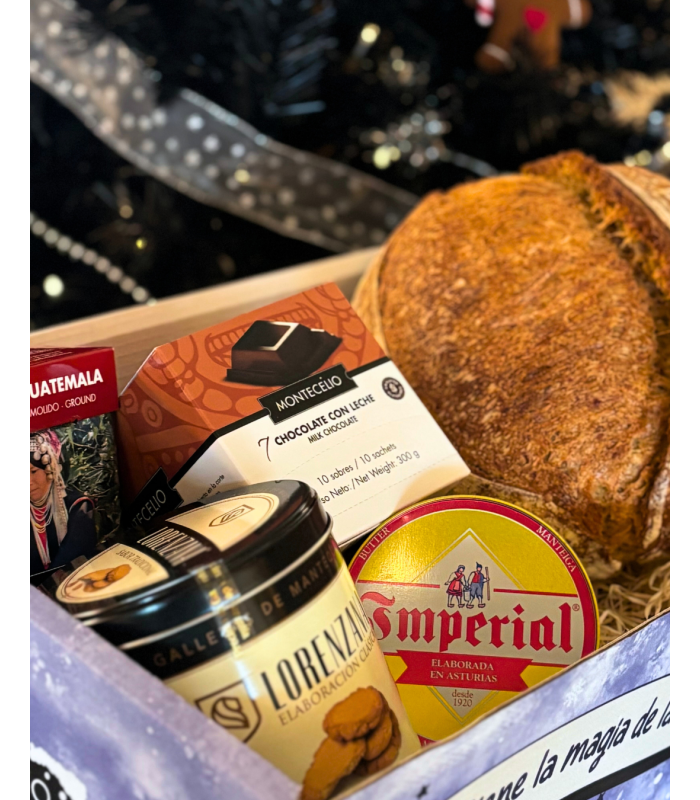 Pack Disfrutón | Café, Galletas, Chocolate, Mantequilla y Pan Artesano