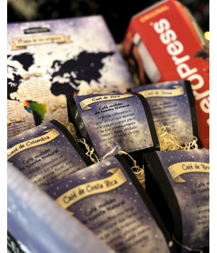 Pack Viajero | AeroPress + Cafés de Origen en Monodosis