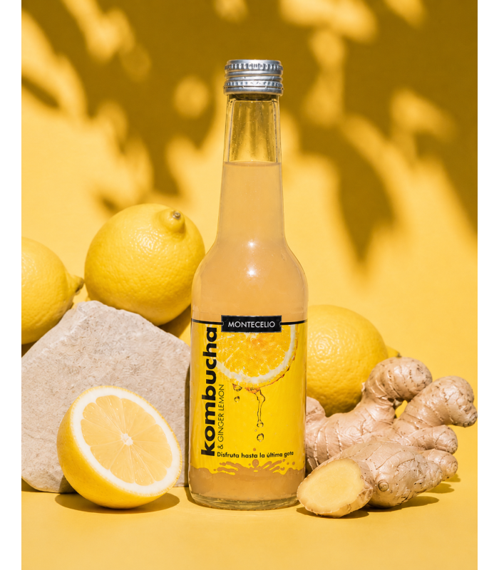 Kombucha Limón y jengibre (Pack 12 und)