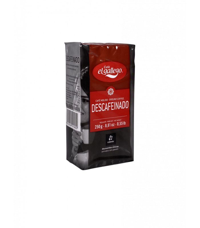Café El Gallego esencia descafeinado molido - 250g | Cafento Shop