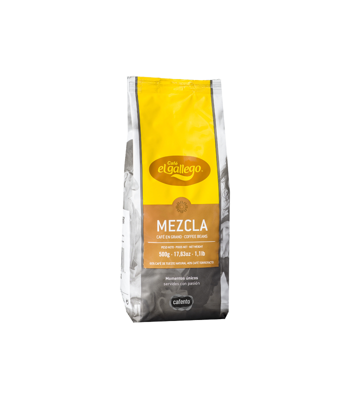 Café  El Gallego mezcla 60/40 en grano - 500g | Cafento Shop