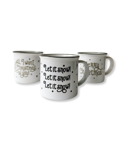 Taza de Navidad: Árbol, reno o Acebo | Cafento Shop