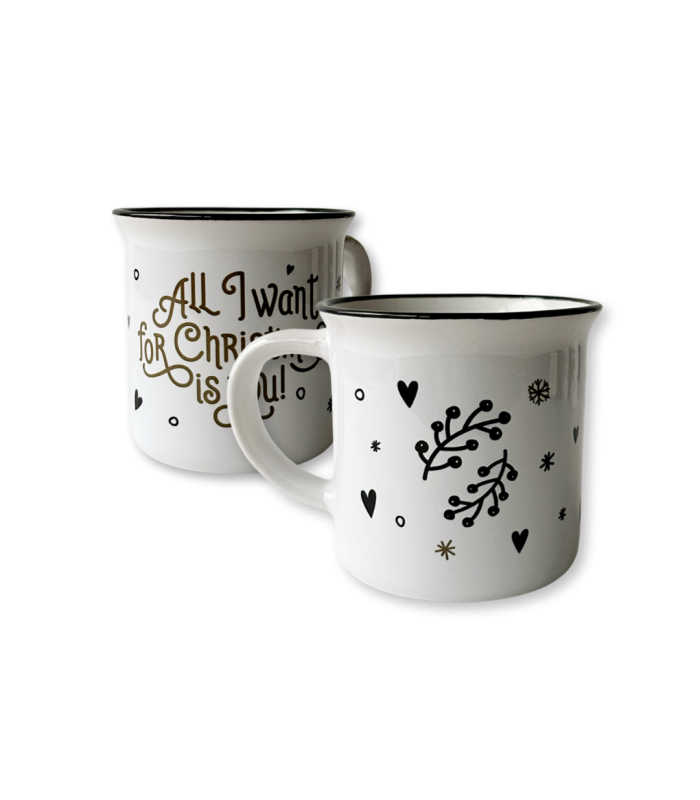 Taza de Navidad: Árbol, reno o Acebo | Cafento Shop