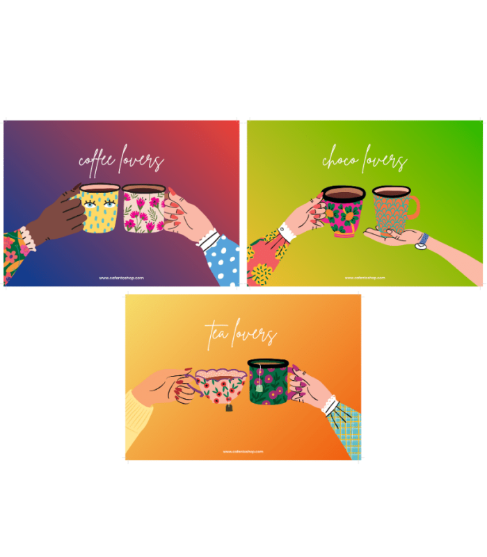 Juego de 3 manteles | Cafento Shop